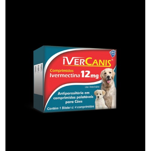 Ivercanis Ivermectina 12mg